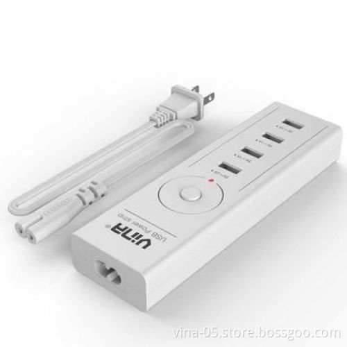 4-port smart USB charger